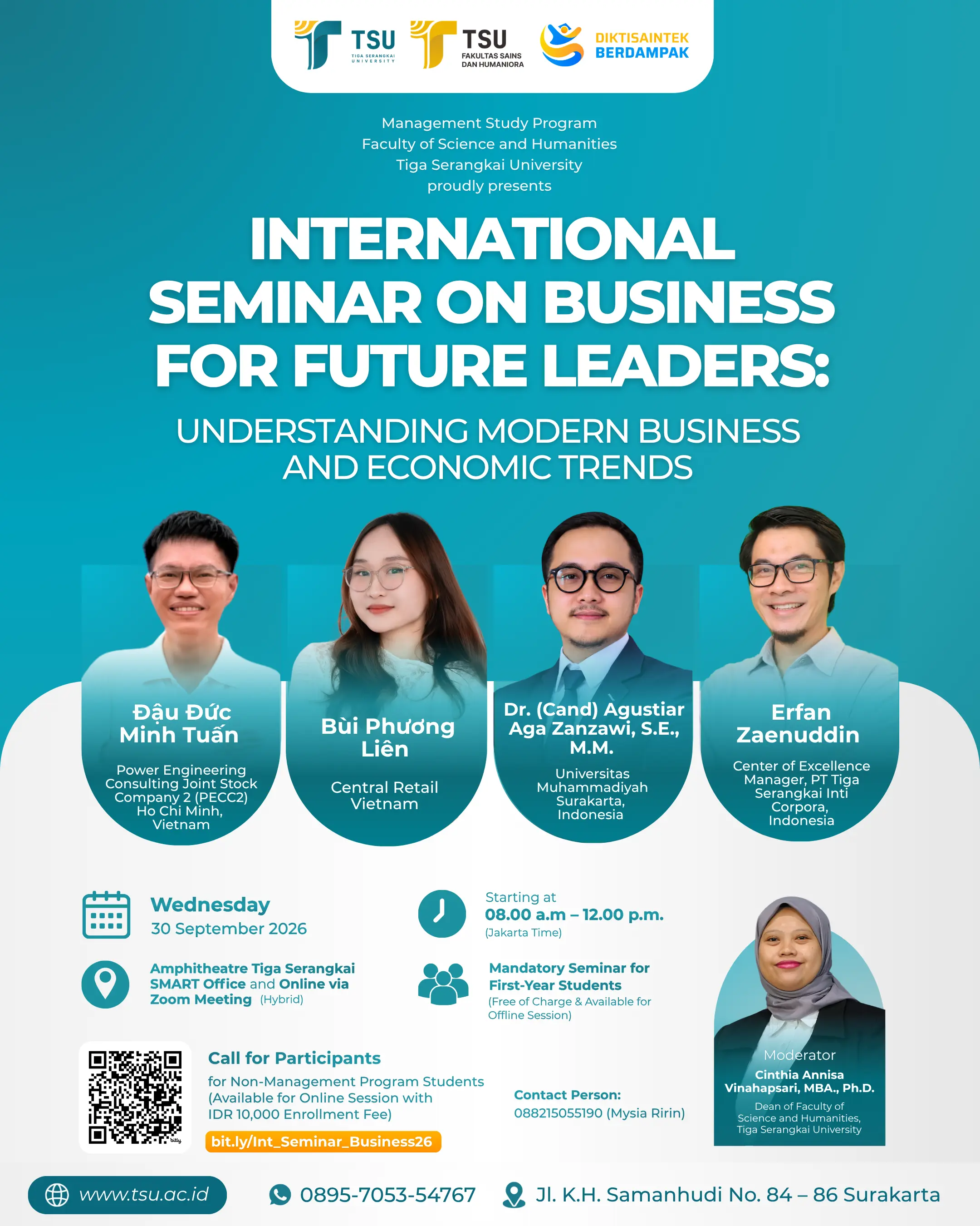 International Seminar on Business for Future Leaders: Understanding Modern Business and Economic Trends